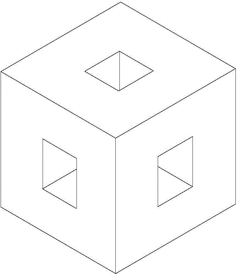 Molding die and molding method for deposition promotion dyke hollow block