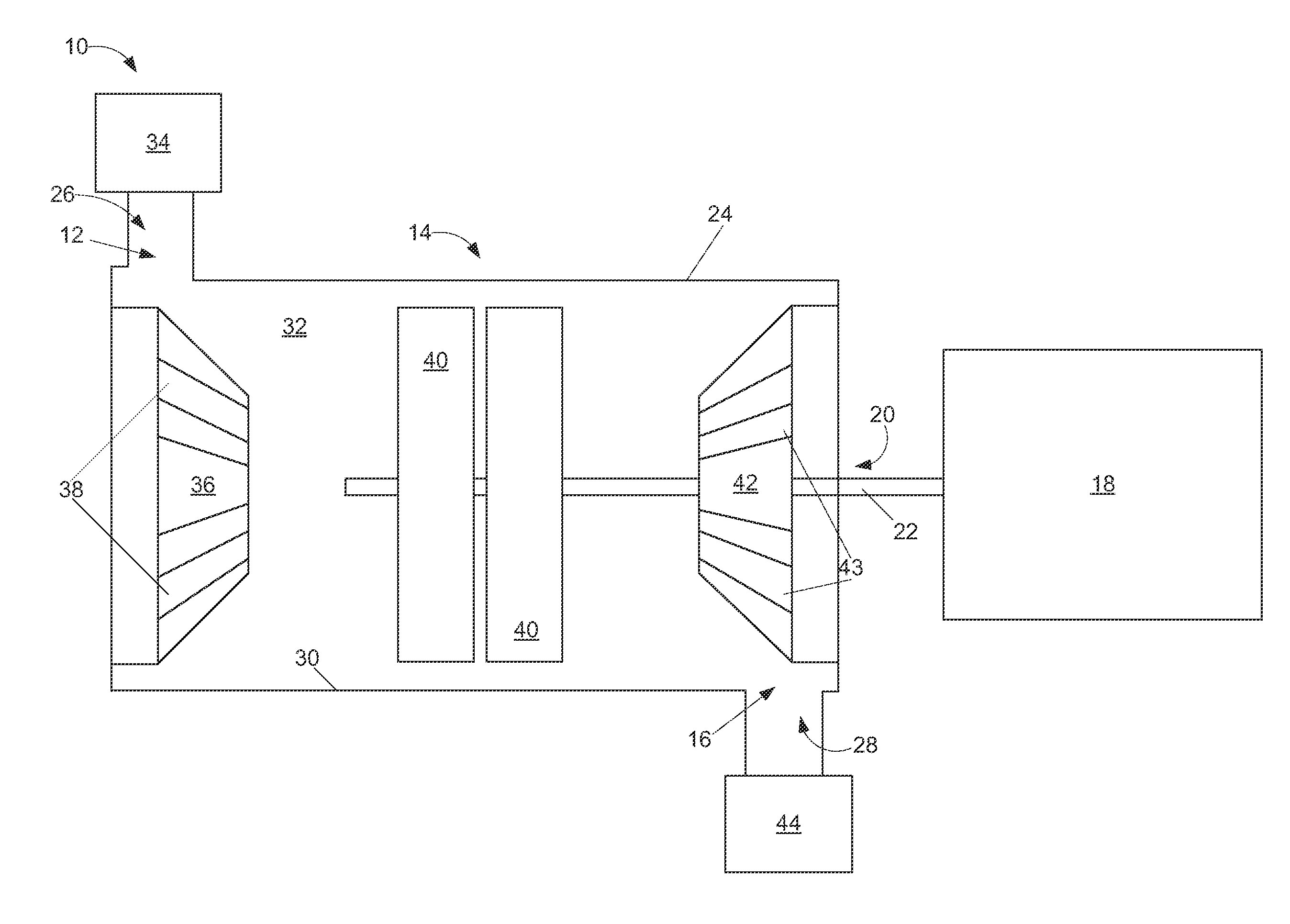 Supersonic compressor and method of assembling same