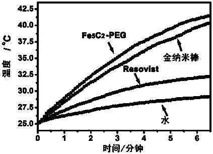 Application of Fe5C2 nano-particle to prepare bioimaging probe