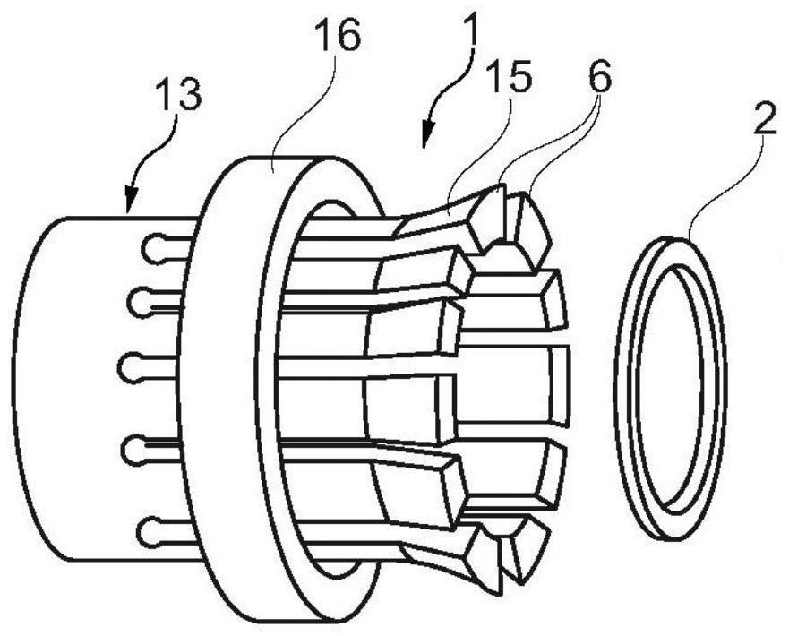 Method for mounting shaft, in particular camshaft, in bearing guide rail of internal combustion engine