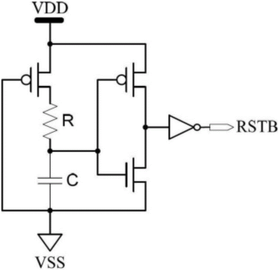Power-up/power-down reset circuit and chip