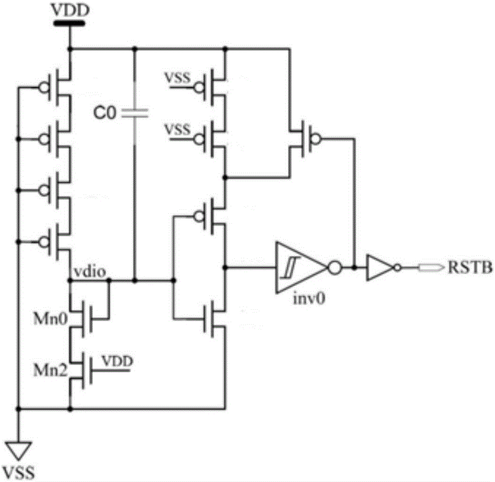 Power-up/power-down reset circuit and chip