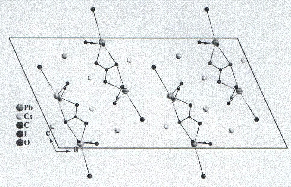 Cesium-lead-carbon-oxygen-iodine birefringent crystal as well as preparation method and use thereof