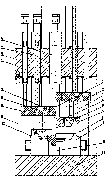 A kind of special-shaped head manufacturing equipment and its manufacturing method