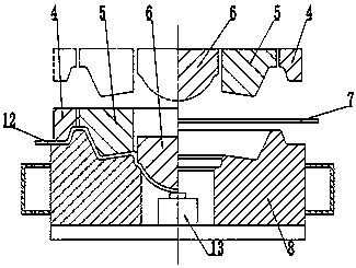 A kind of special-shaped head manufacturing equipment and its manufacturing method