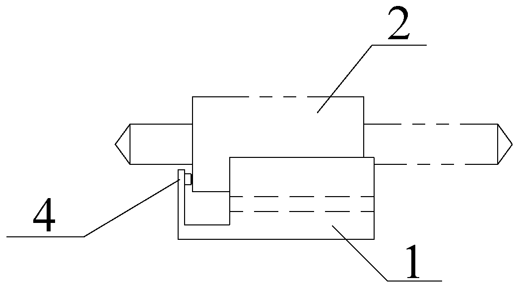 Radial hole drilling machine clamp