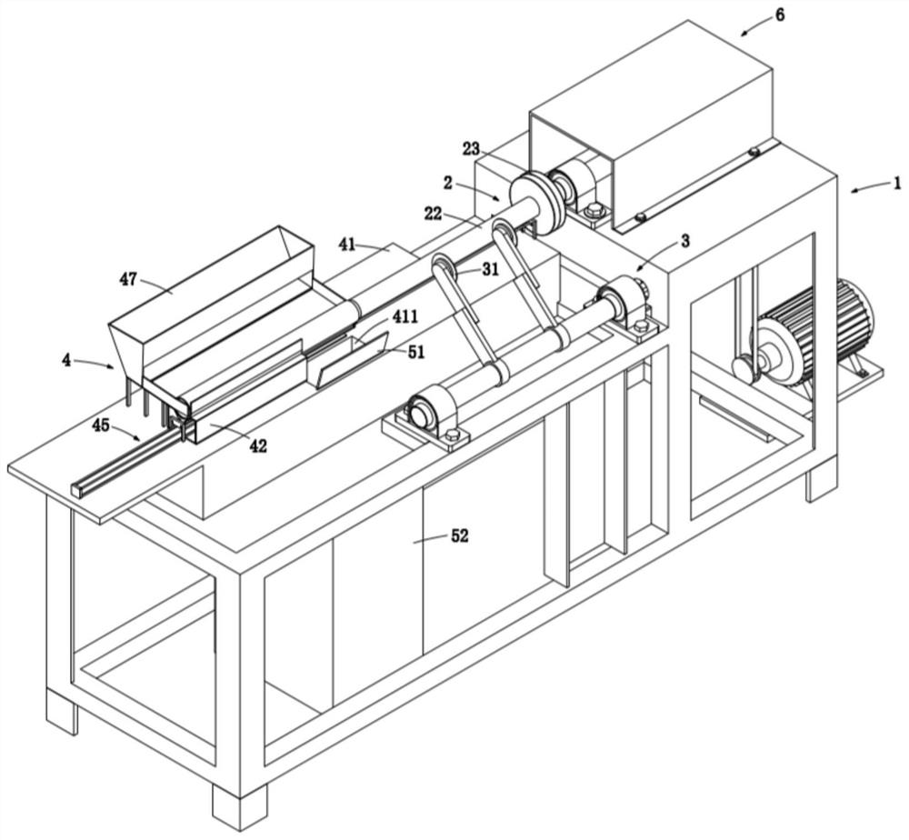 A paper tube precision cutting equipment with continuous loading and unloading function
