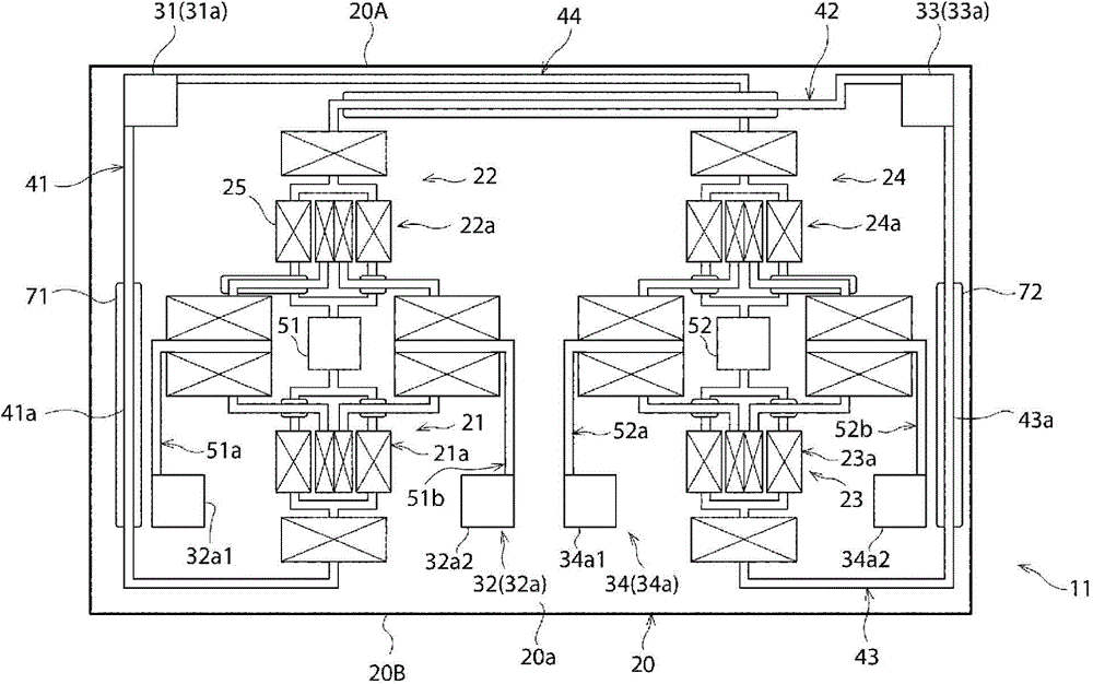 Elastic wave filter device