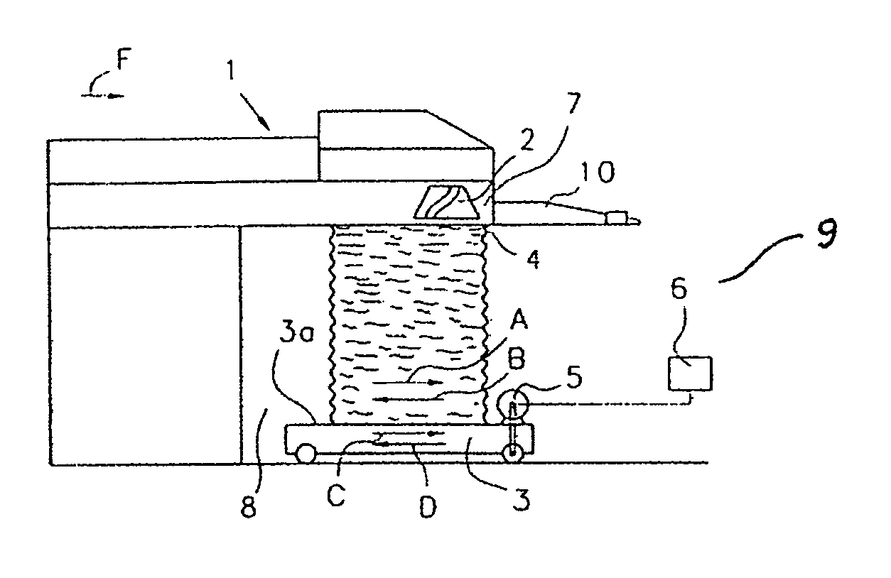 Sliver discharge device