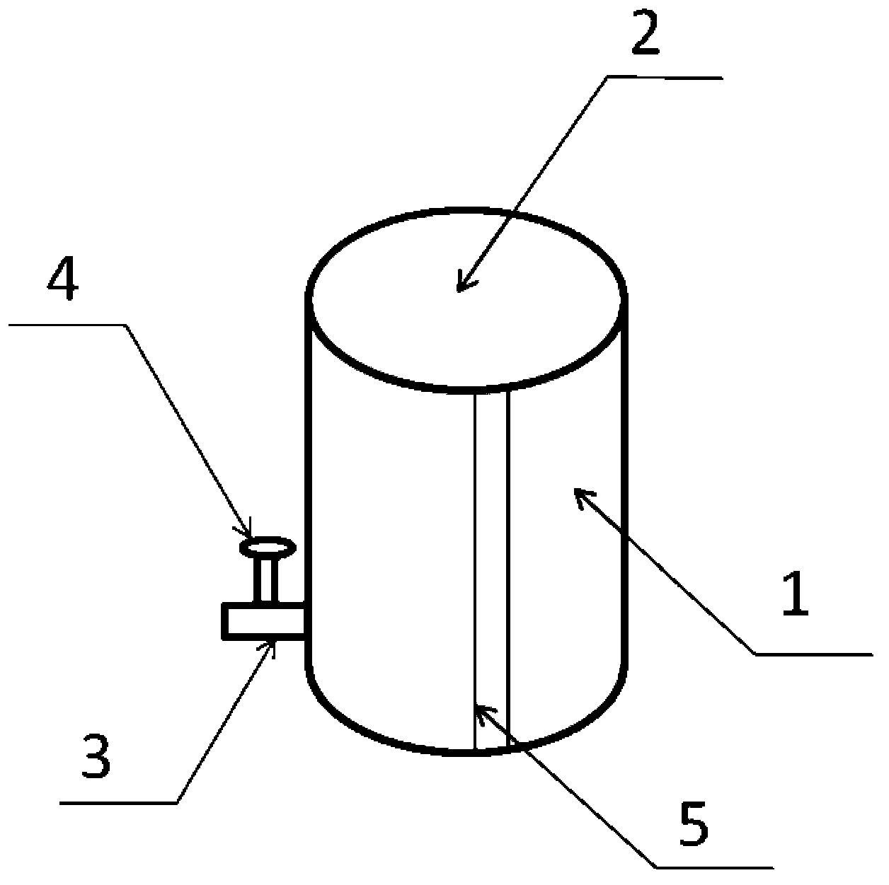 Oil bucket for containing solvent oil