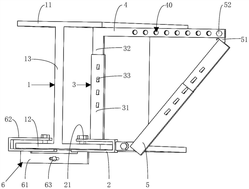 Floor support plate supporting device