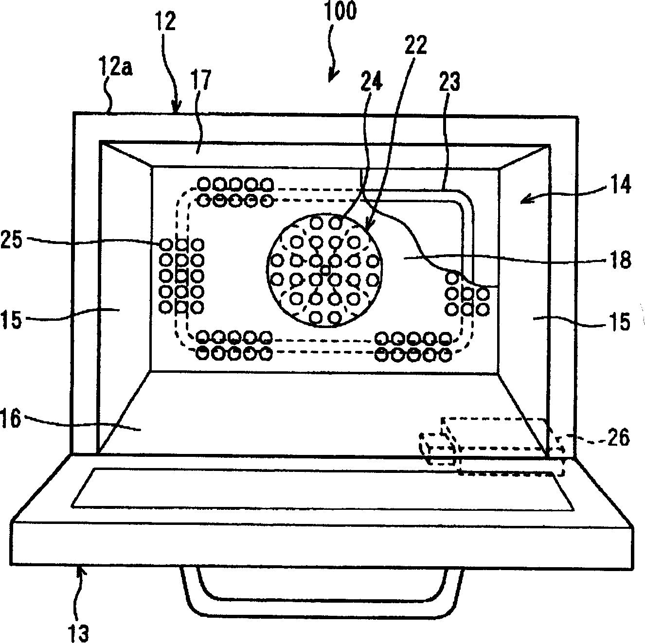 Heat cooking apparatus and self-cleaning material and producing method thereof