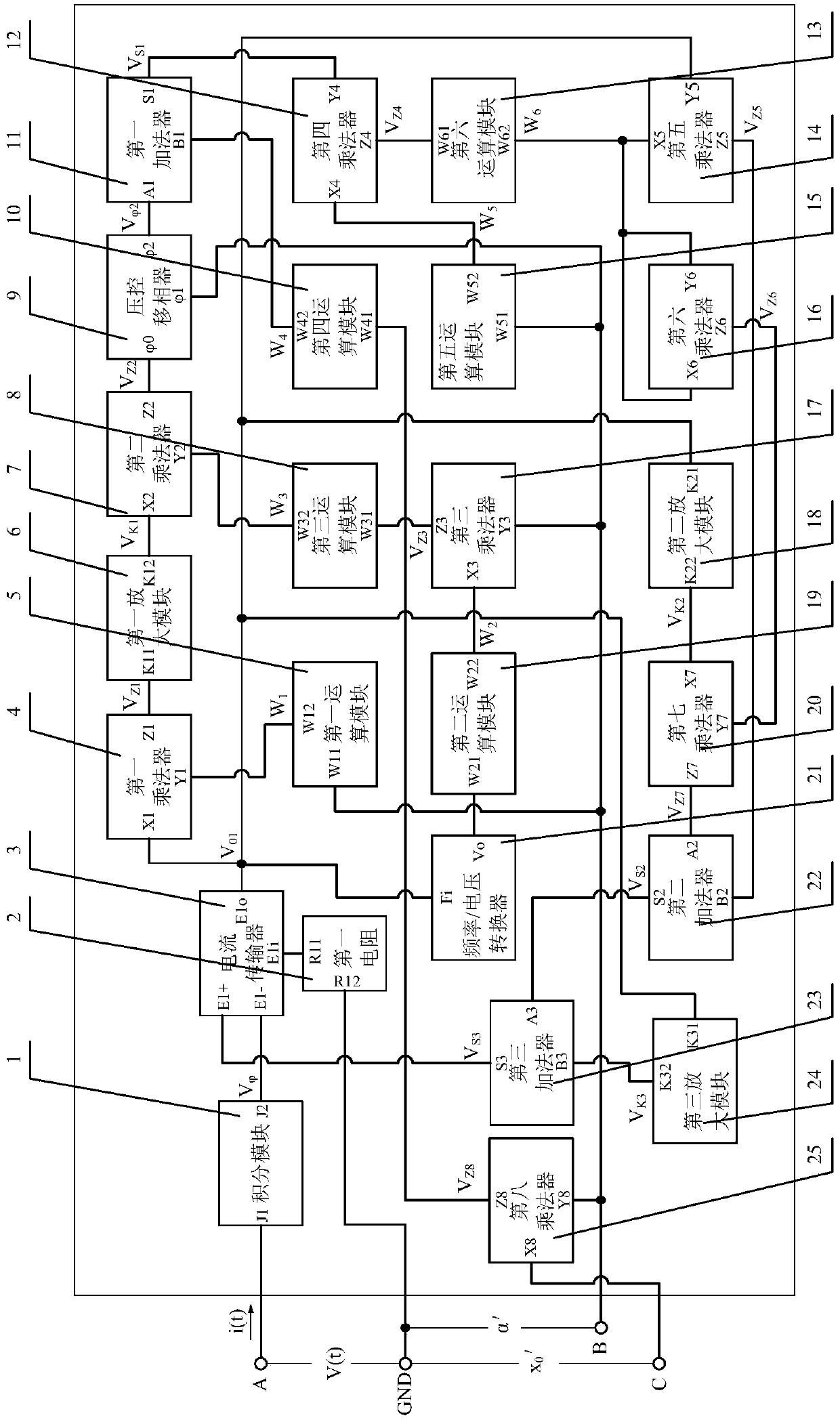 Equivalent circuit of a fractional order memristor