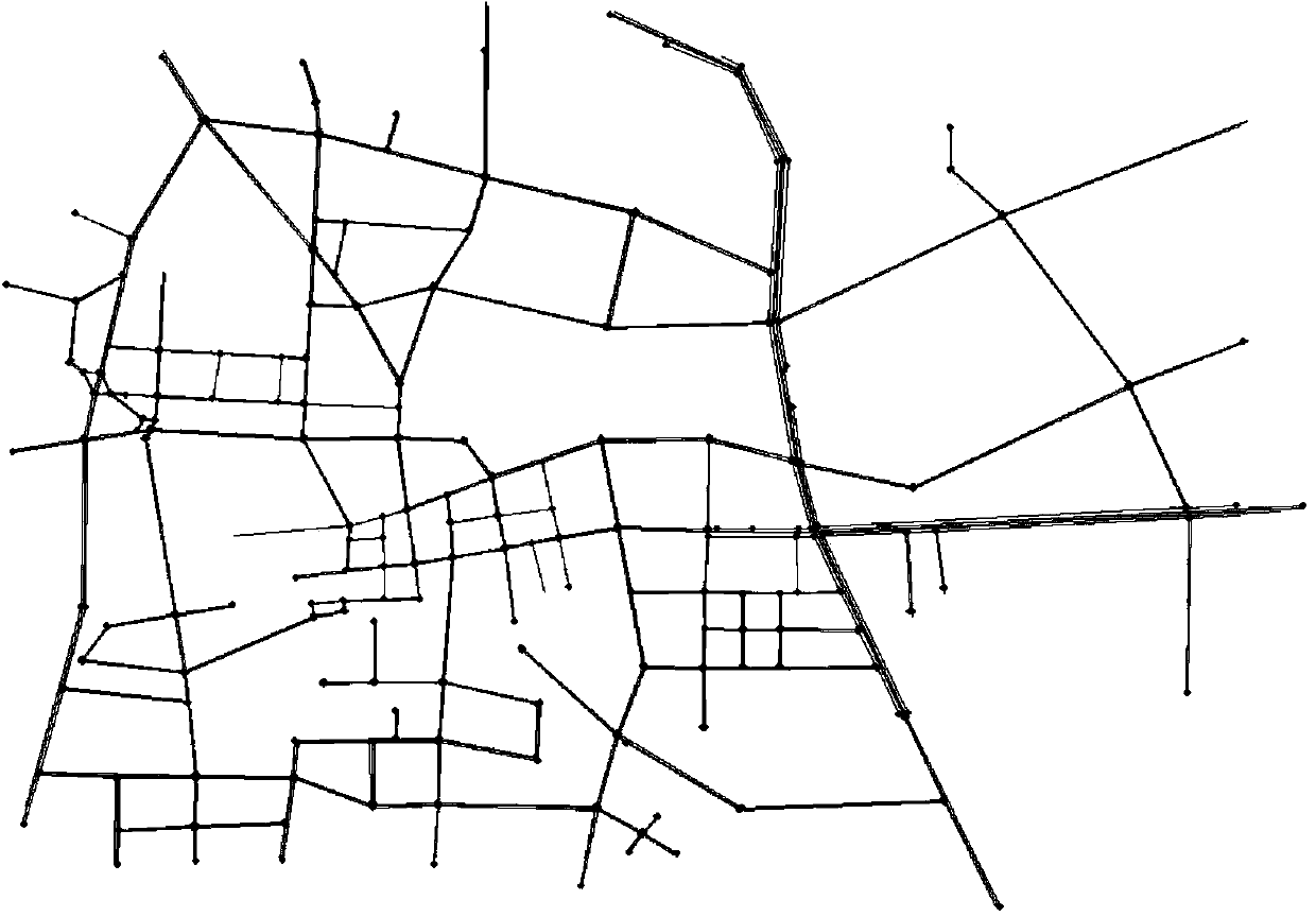 Real-time traffic flow distribution prediction system based on road section OD backstepping