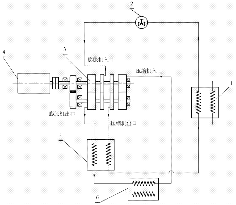 Claw type generator power generation circulating device for thermal power generation