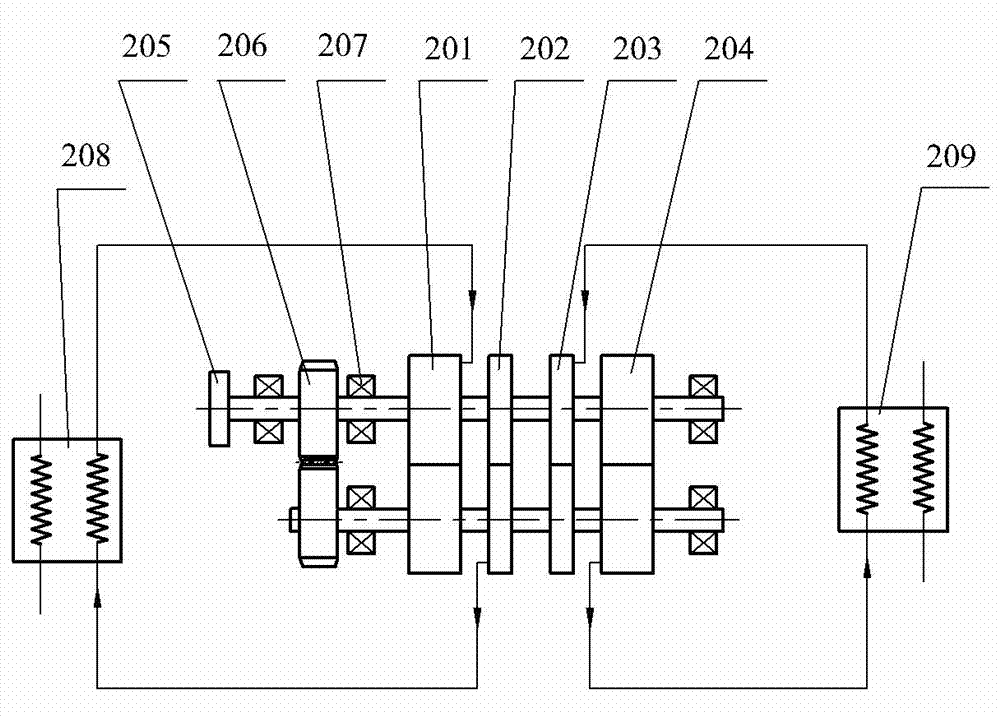 Claw type generator power generation circulating device for thermal power generation