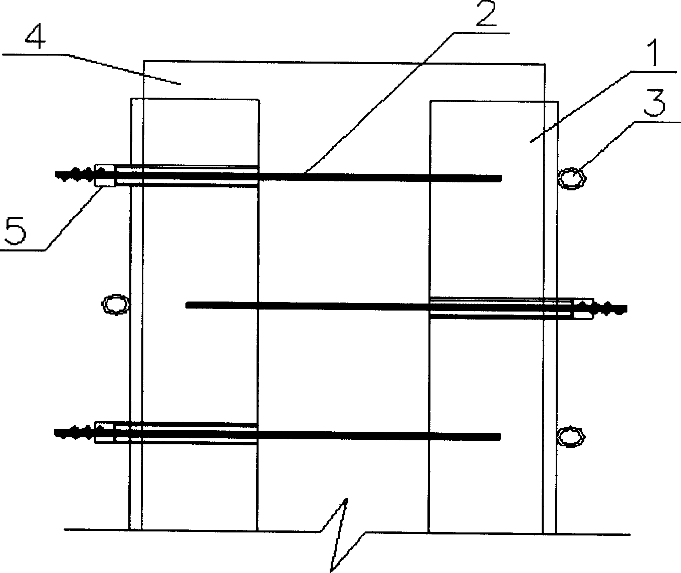 Method and structure for reinforcing concrete post using angle steel