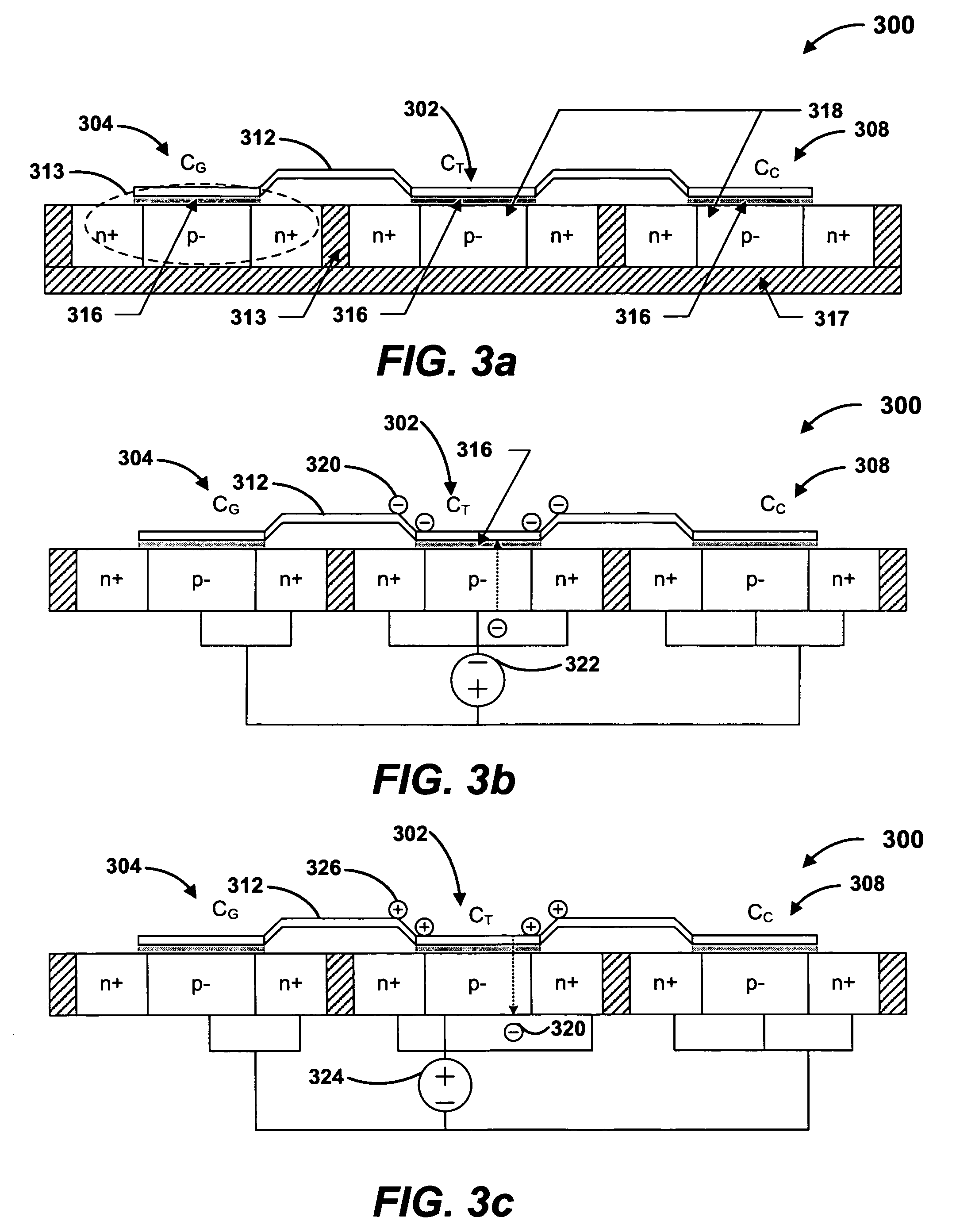 Single-poly EEPROM cell with lightly doped MOS capacitors