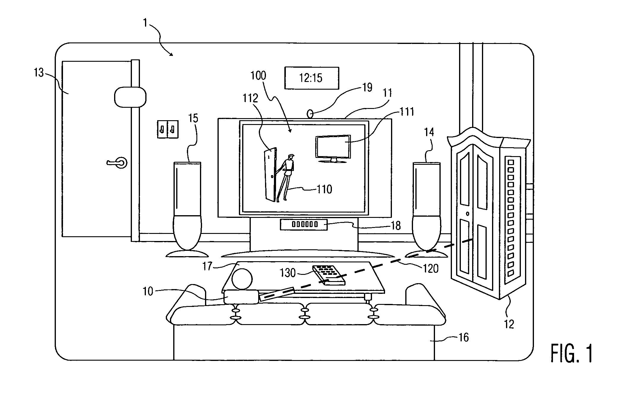 Method for selection of an object in a virtual environment