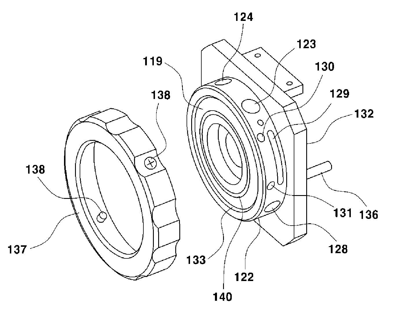 Filter switching device for fluorescence endoscopic television camera system