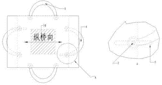 Steel damping composite sliding plate rubber support and damping method thereof
