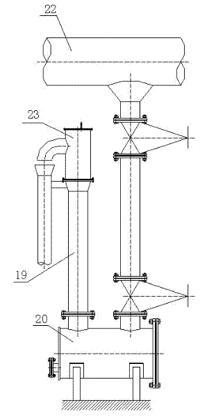 Automatic air locking dehydration device for gas pipeline