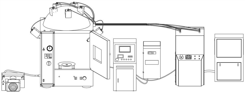 Laser source high-temperature heat treatment device and heat treatment method