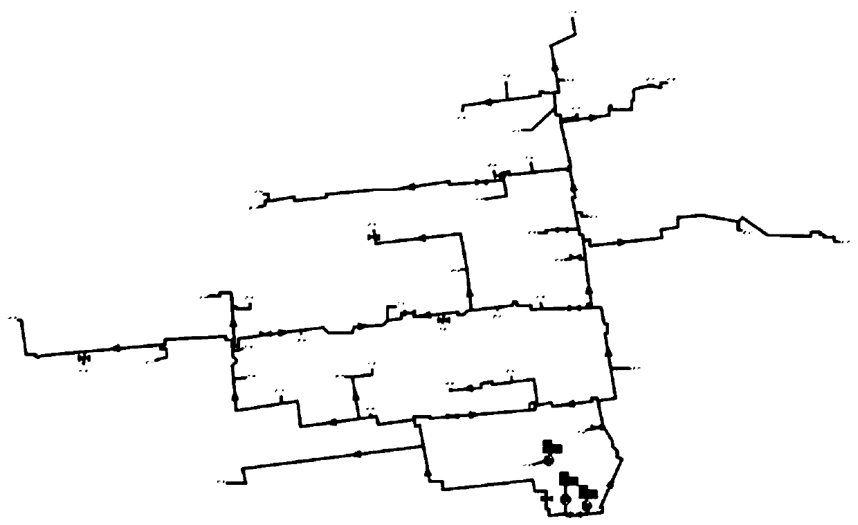 Flexible analysis and structure defect diagnosis and positioning method and system for urban heat supply network