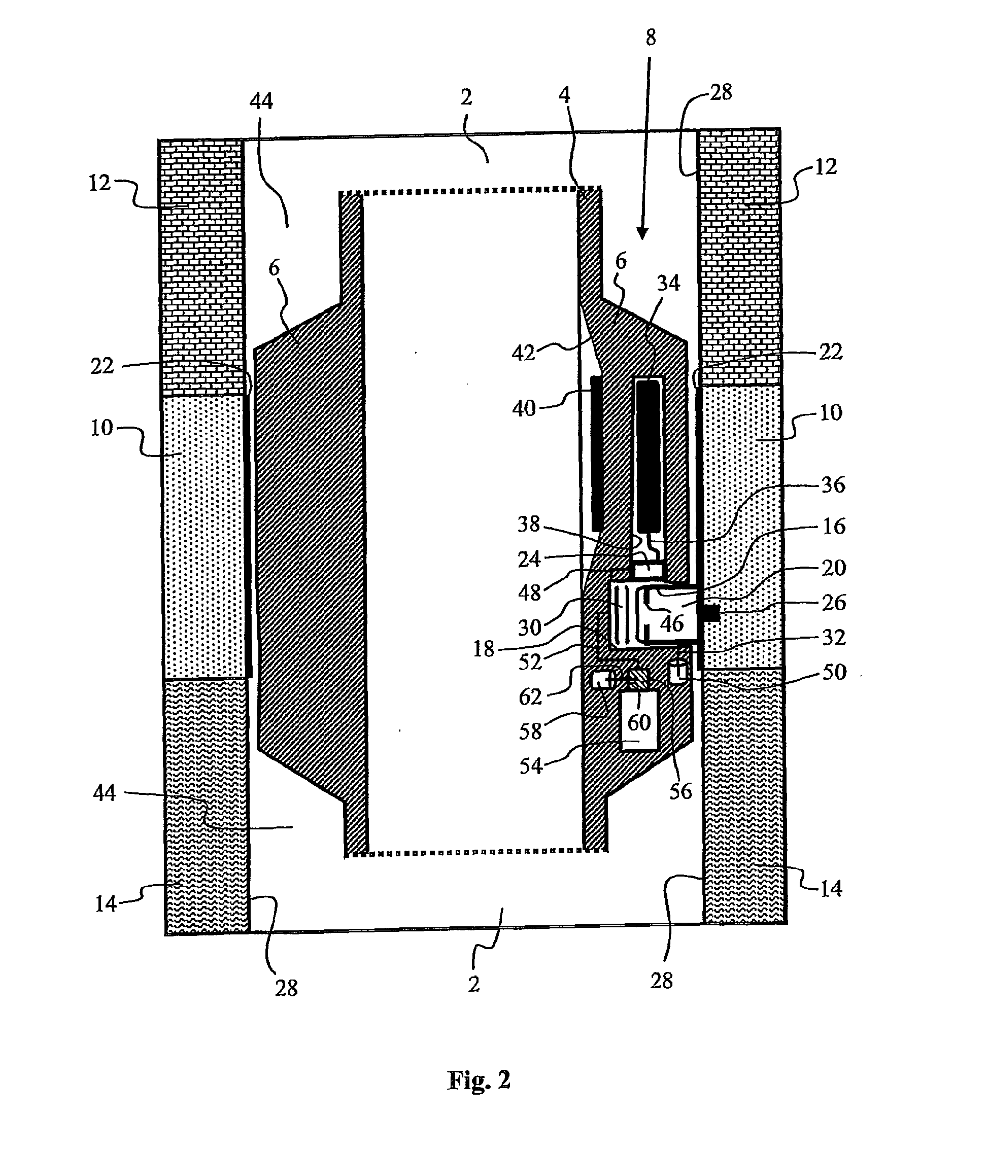 Data Gathering Device and Method of Removing Contaminations from a Borehole Wall of a Well Before In Situ Gathering of Formation Data from the Borehole Wall