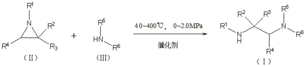 Synthetic method of ethylene diamine derivative