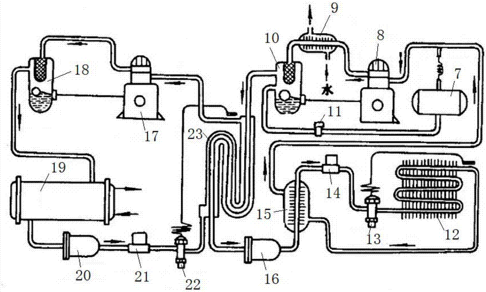 Modular cascading refrigeration cycle system for medical refrigerator