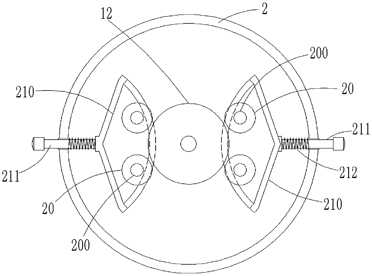 A combined surveying and mapping instrument positioning adjustment device for geological engineering surveying and mapping