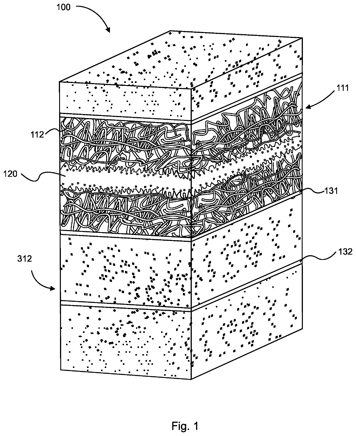 Solid-state polymer separator for lithium-ion batteries