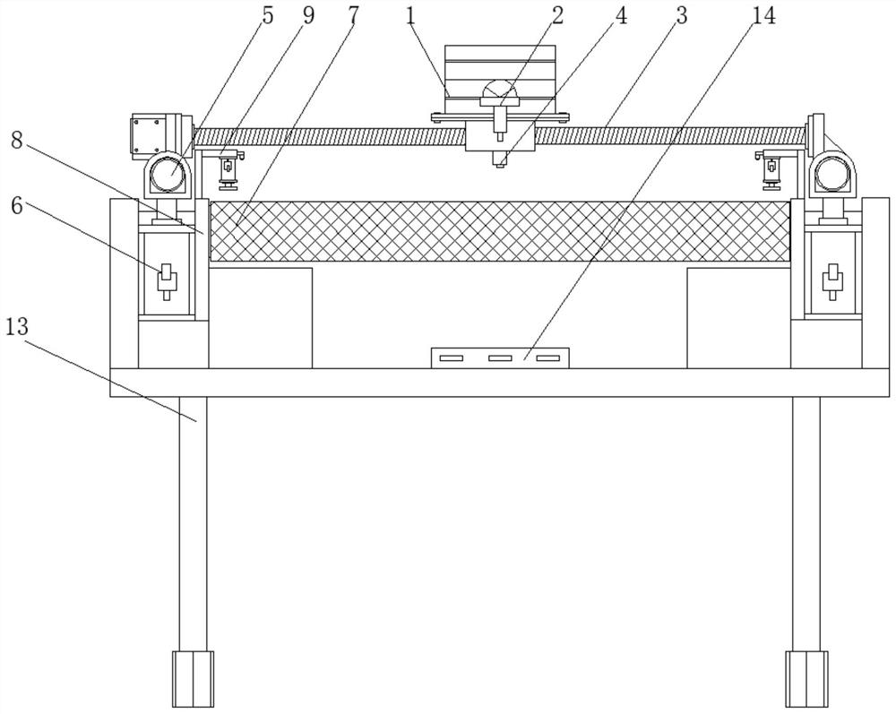 Numerical control laser cutting machine