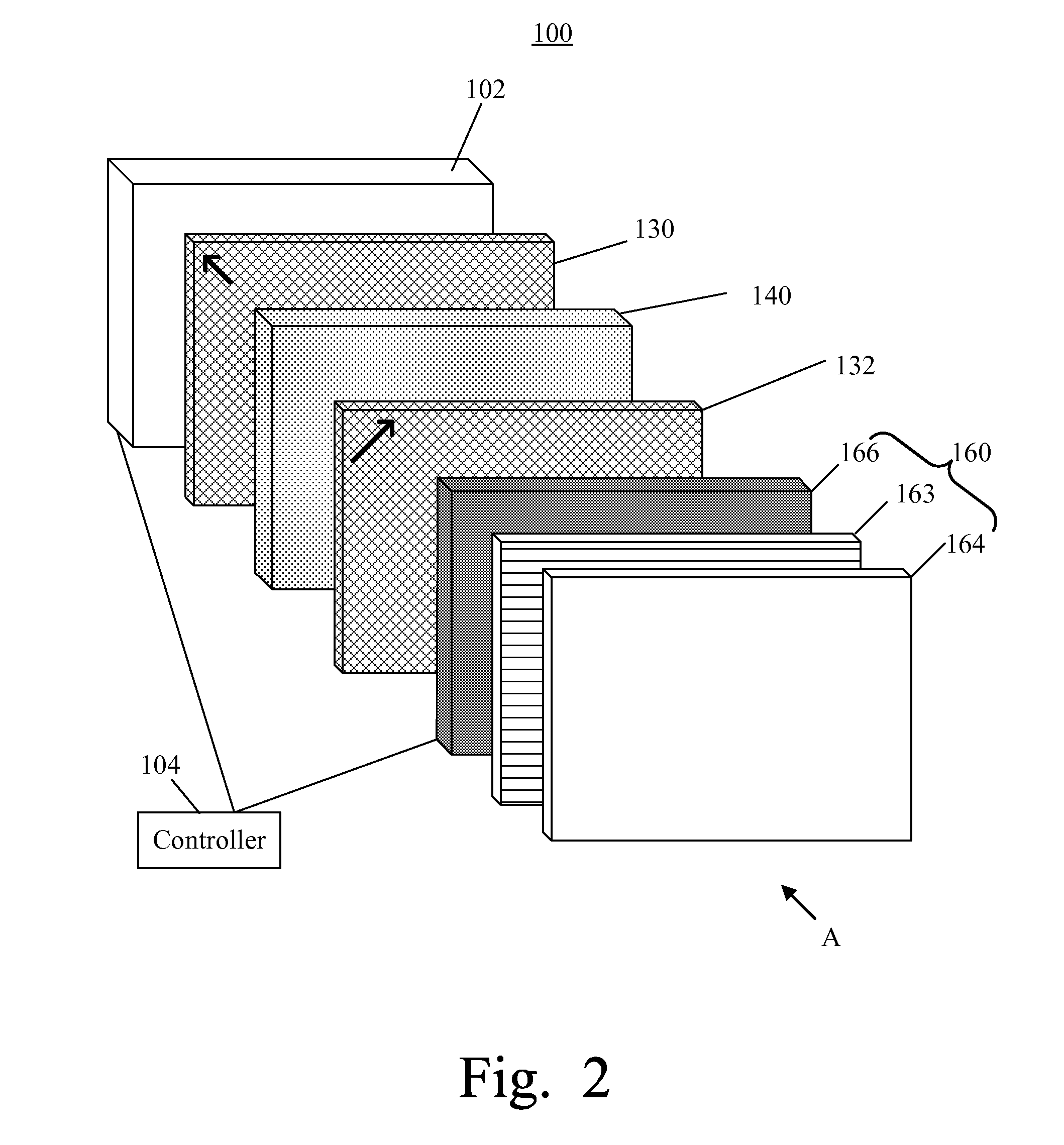 Display device for improving crosstalk affecting three dimensional image quality and related method