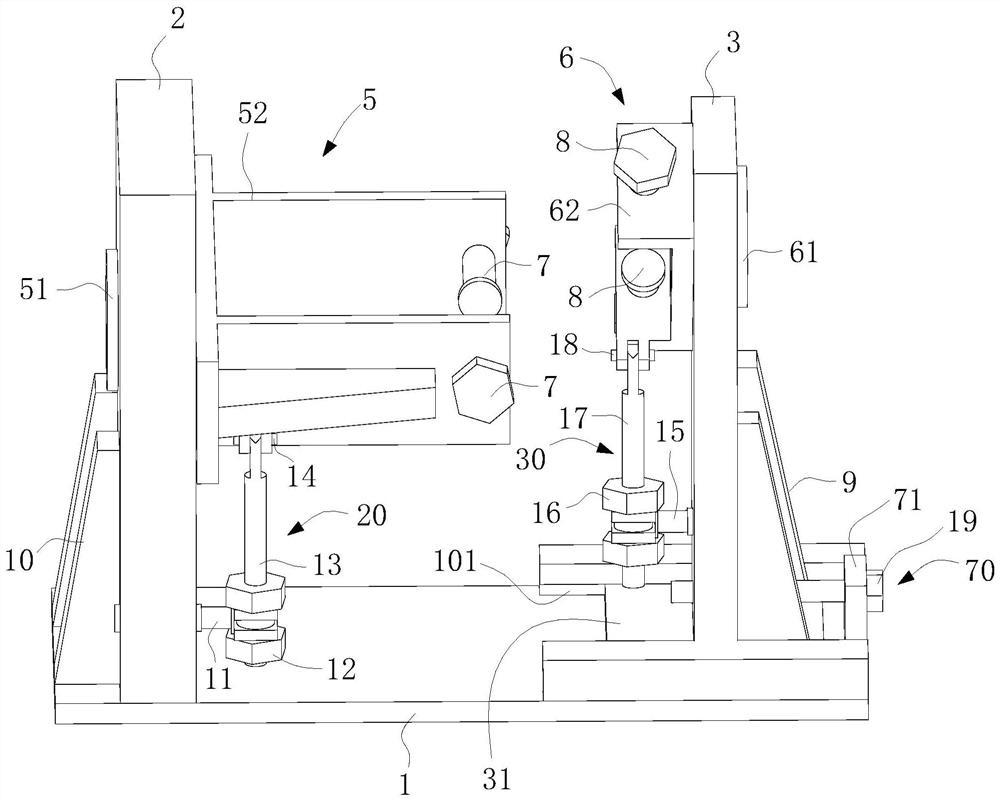 Welding device and repair process for fracture of large crankshaft of high-pressure pump body
