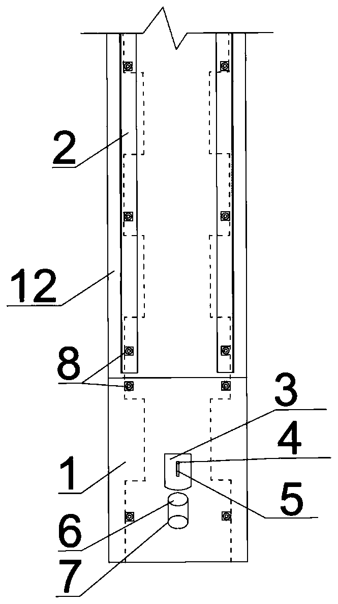 Construction method for self-compaction of constructional column concrete