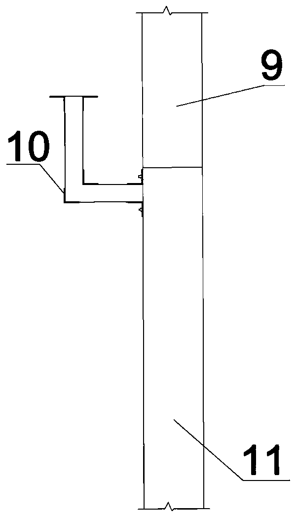 Construction method for self-compaction of constructional column concrete