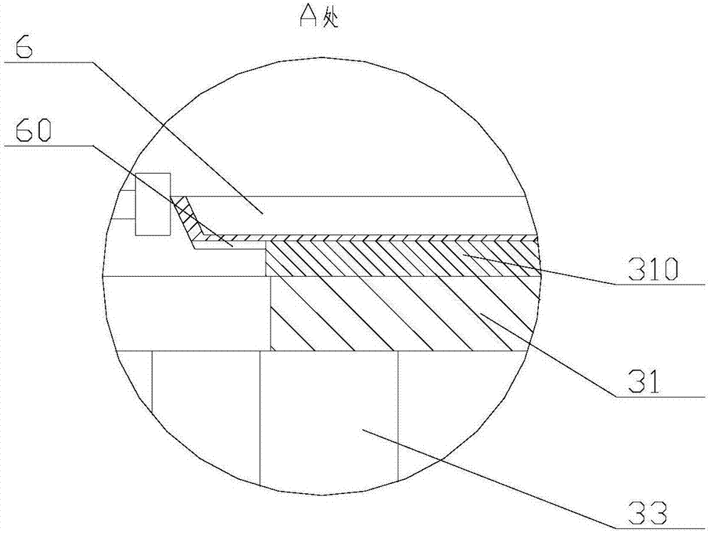 Production line for producing fluorescent materials through two-step method