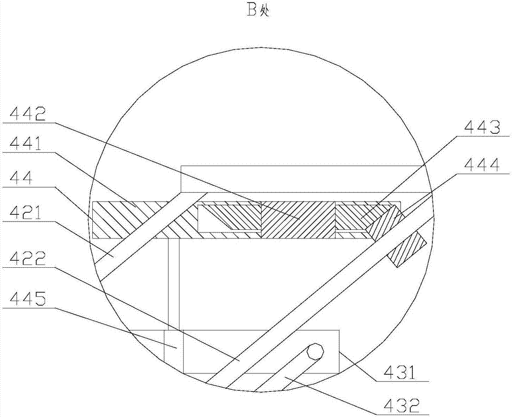 Production line for producing fluorescent materials through two-step method