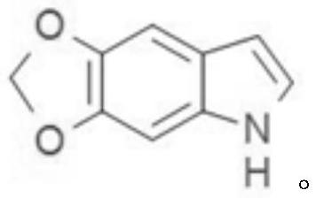 Preparation method of 5, 6-methylenedioxy indole