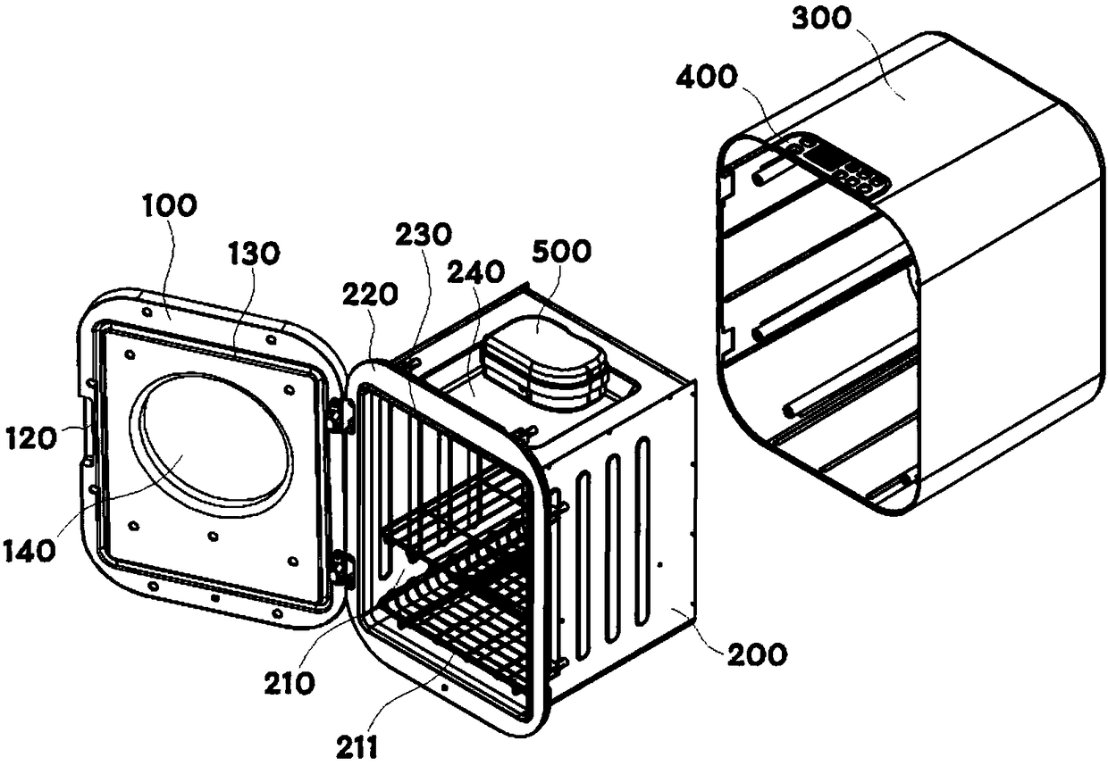 Infant product sterilizer comprising breast pump