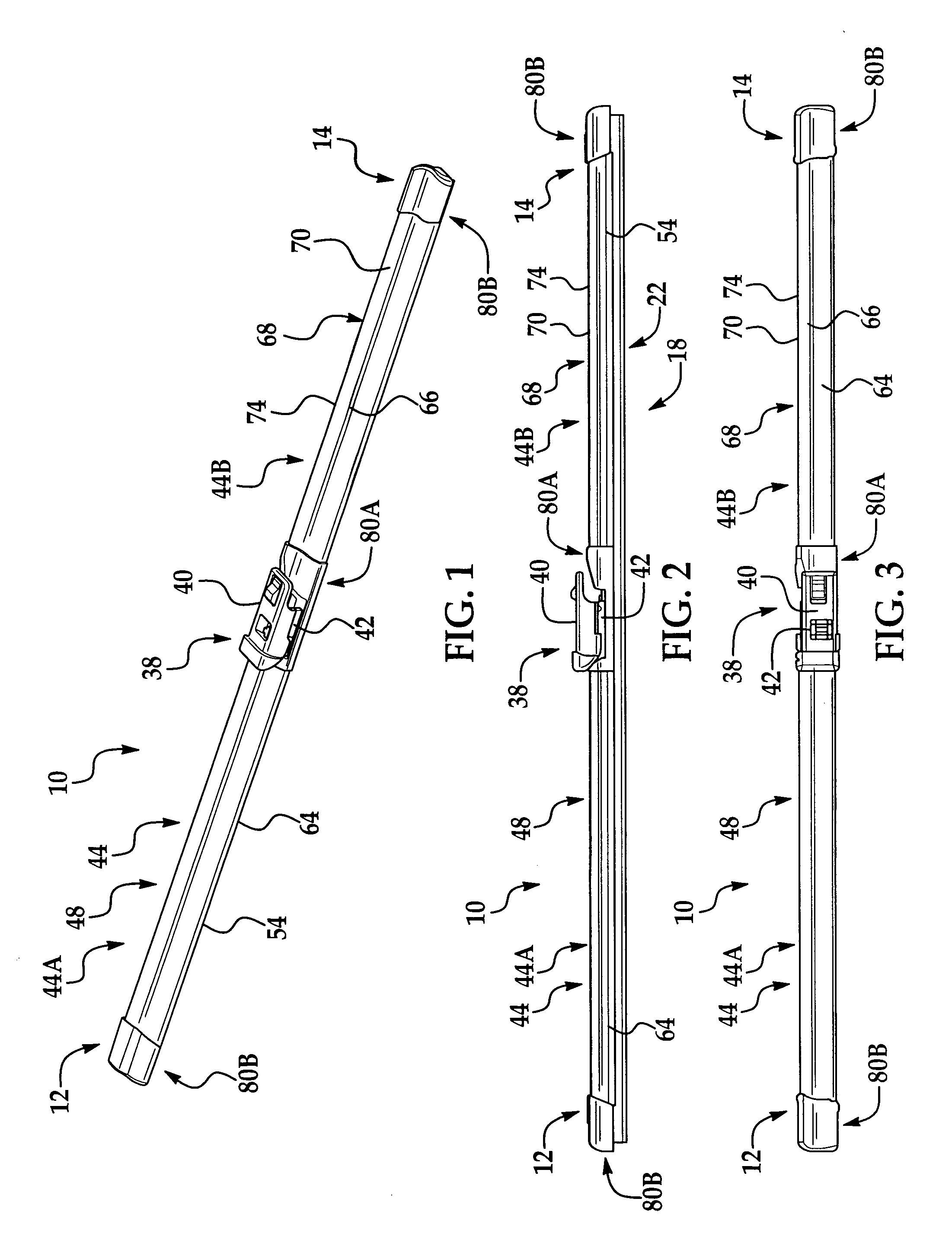 Windshield wiper assembly having an optimized airfoil