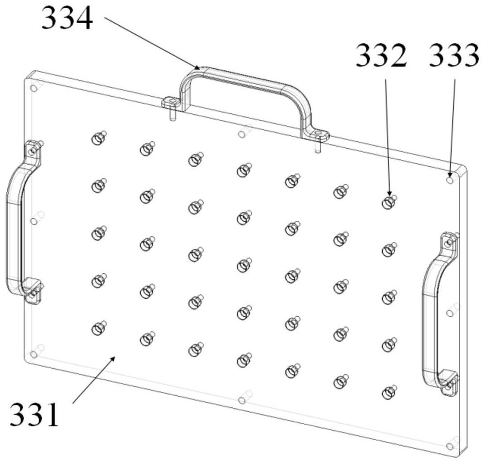 A measuring device for the transmission vibration of electric tools in the rail repair