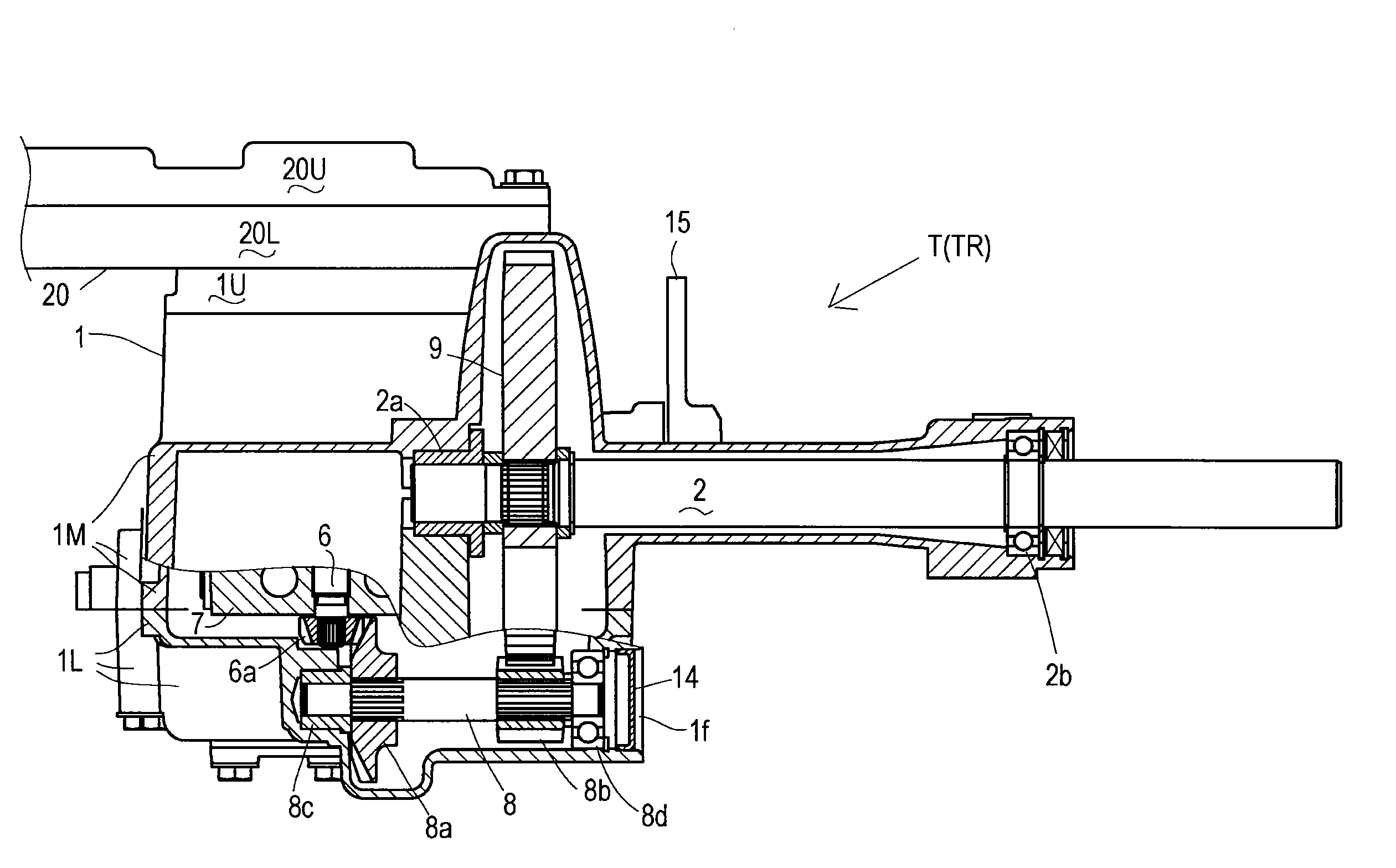 Power Transmission Apparatus for Working Vehicle