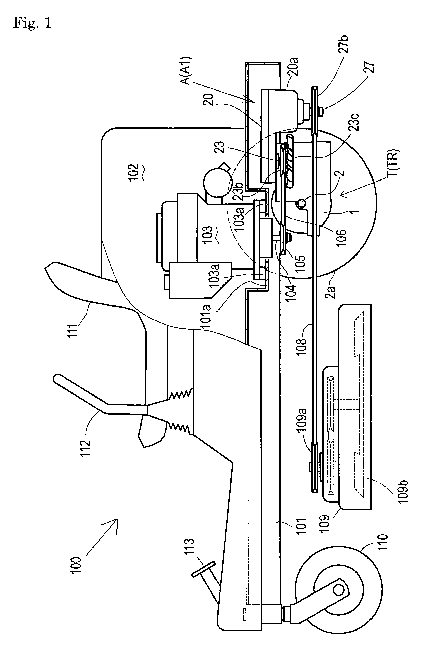 Power Transmission Apparatus for Working Vehicle