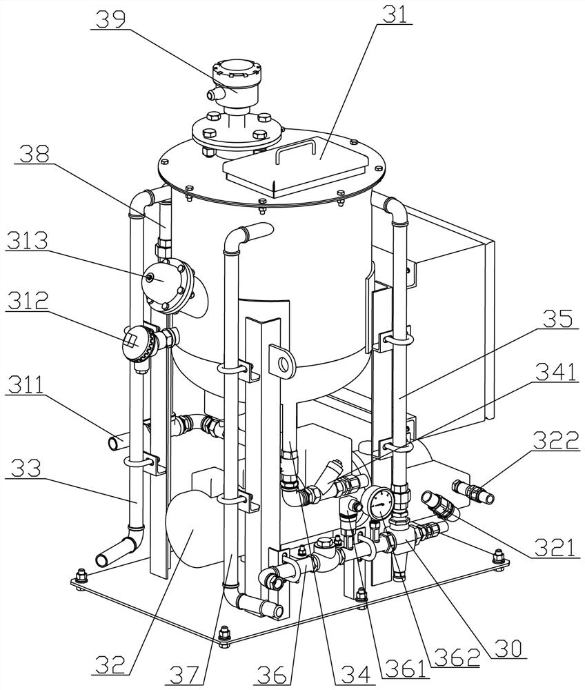 A kind of asphalt multi-tube foaming system and process