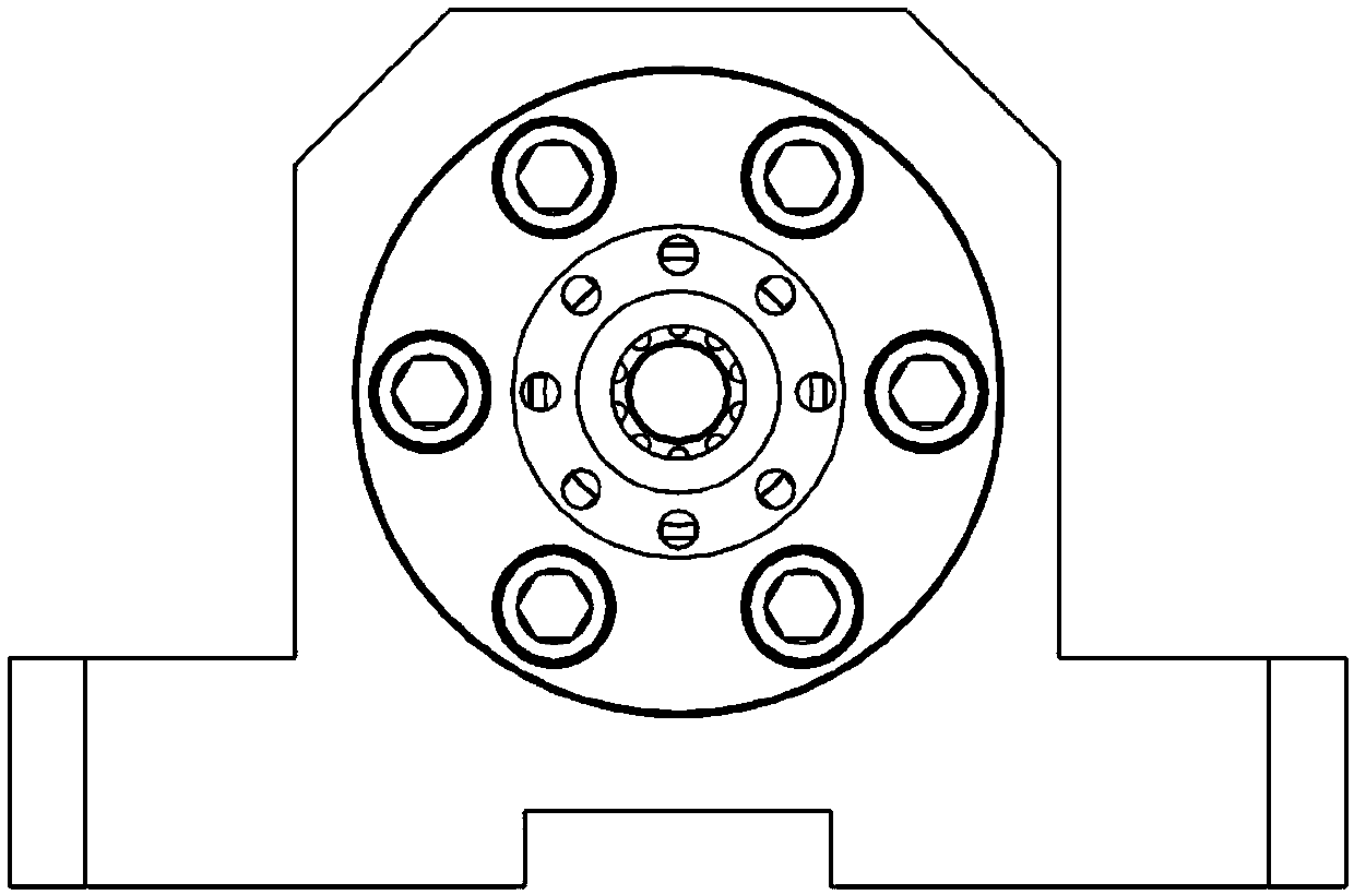 10-ton grade planetary roller lead screw loading test special switching-over and fixing device