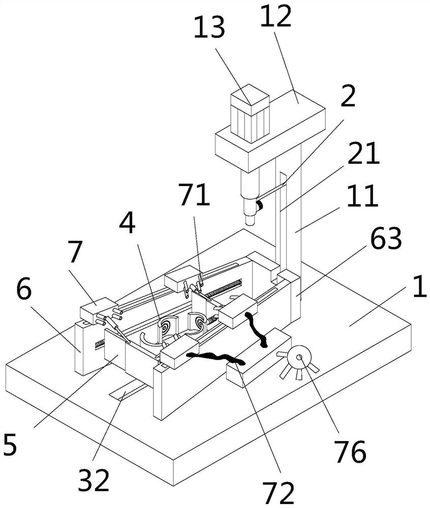 A drilling device for spherical objects