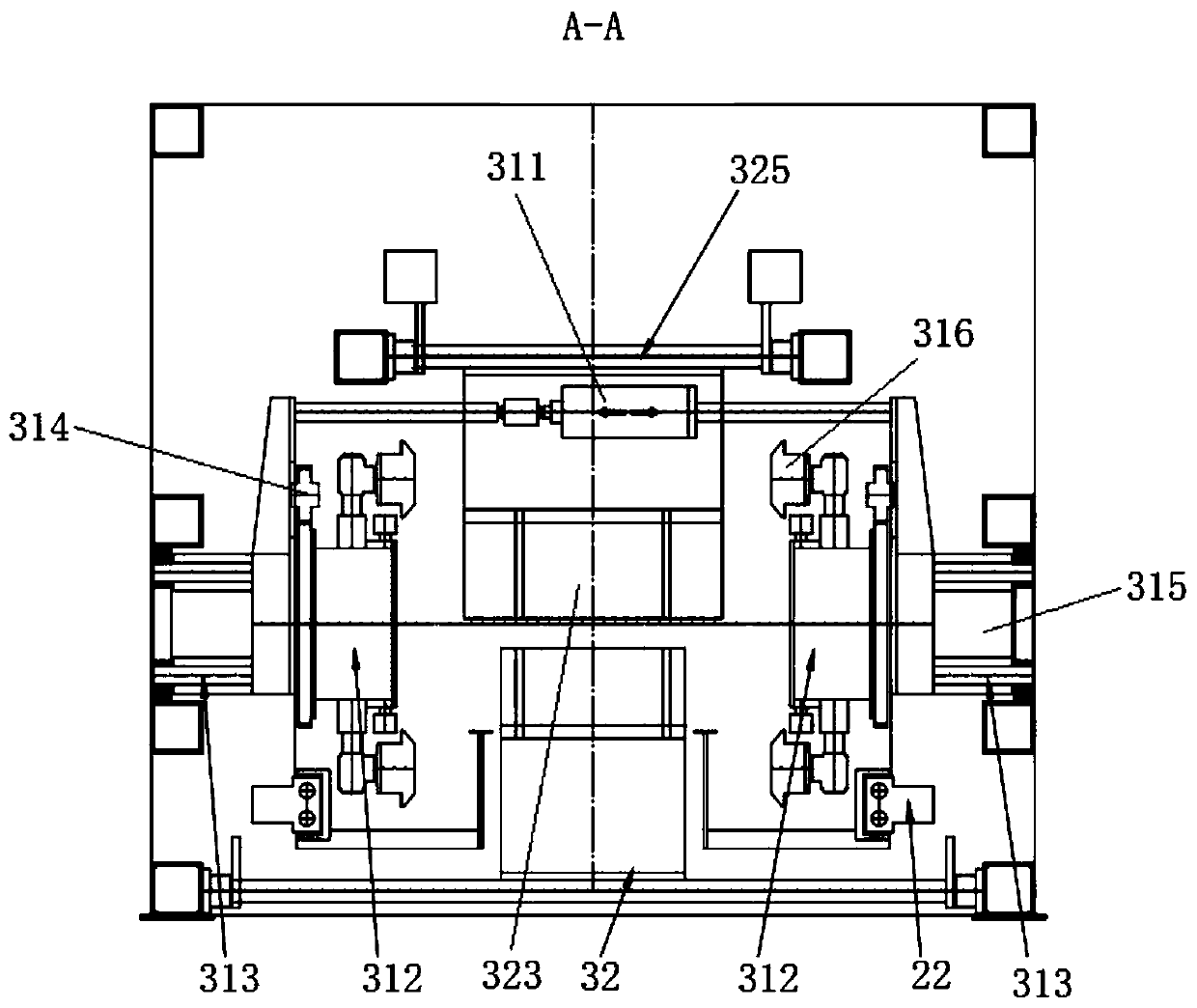 Integrated machine for reducing barrel plate of packaging barrel